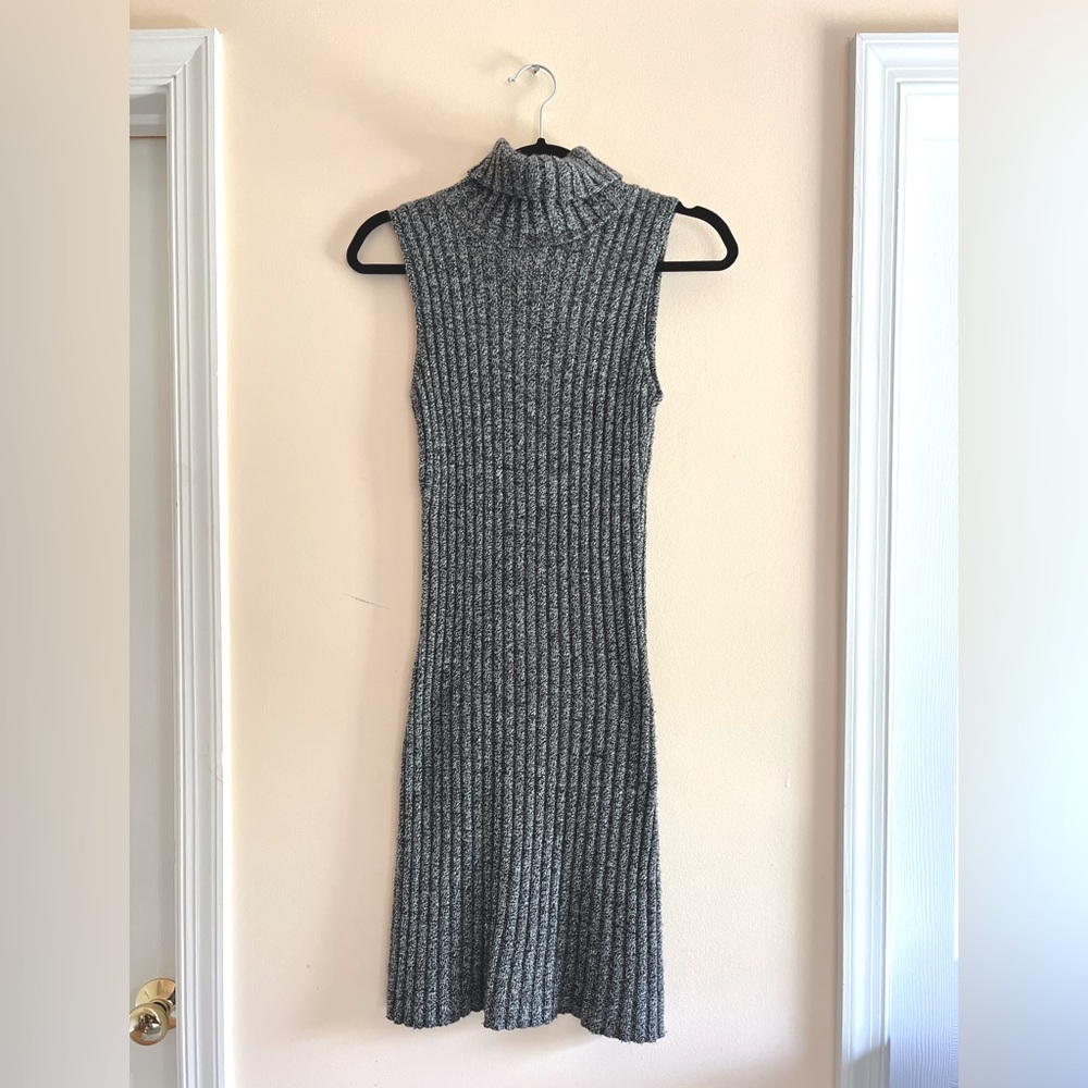 Knit dress grey color